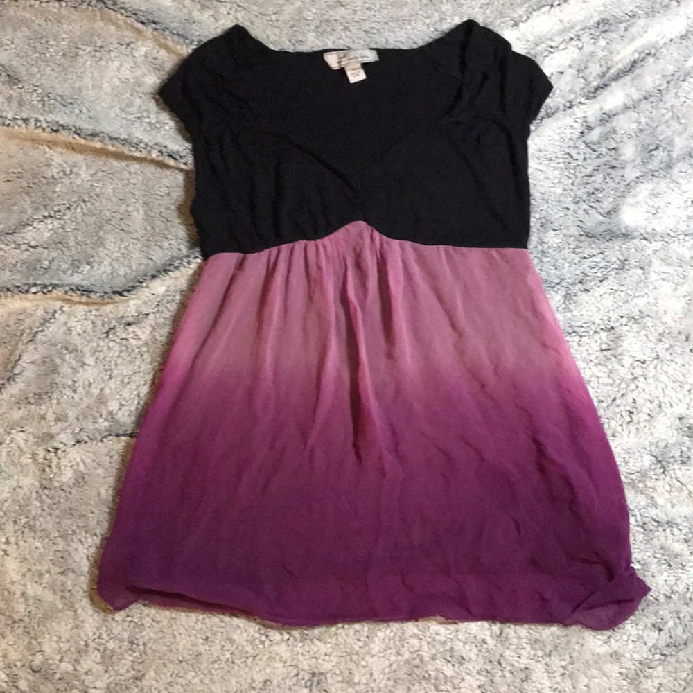 black and purple ombre shirt